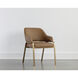 Malachi Milliken Cognac Dining Armchair